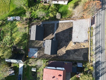Widok z lotu ptaka na teren Wiślańskiej Doliny